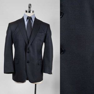 Vintage USA Brooks Brothers 45R Saxxon Madison pinhead weave Suit Jacket Blazer